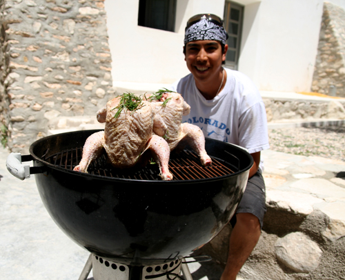 chris and beer can chicken