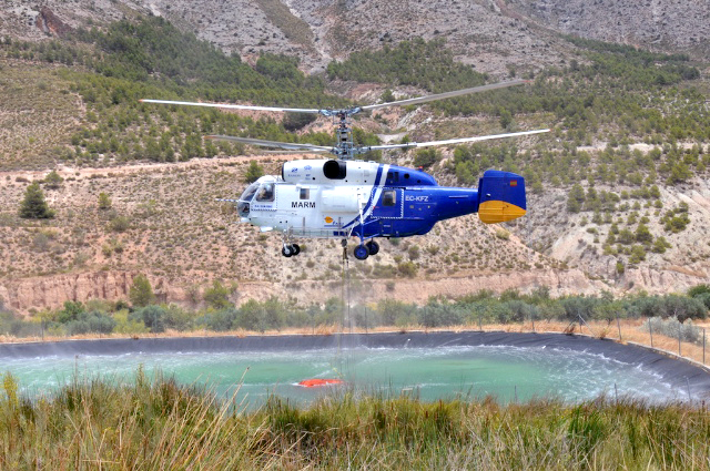 helicopter over balsa