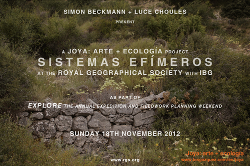 sistemas efimeros royal geographical society